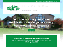 Tablet Screenshot of houseguard.ca